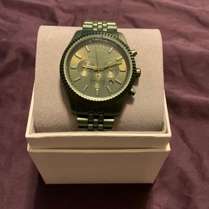 Michael Kors Women’s Bradshaw Olive Stainless Steel Watch